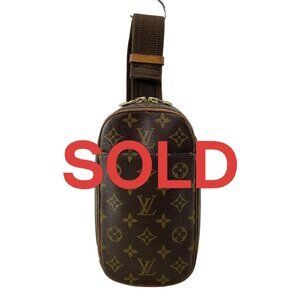 LOUIS VUITTON Pochette Gange Monogram Backpack 706-070725